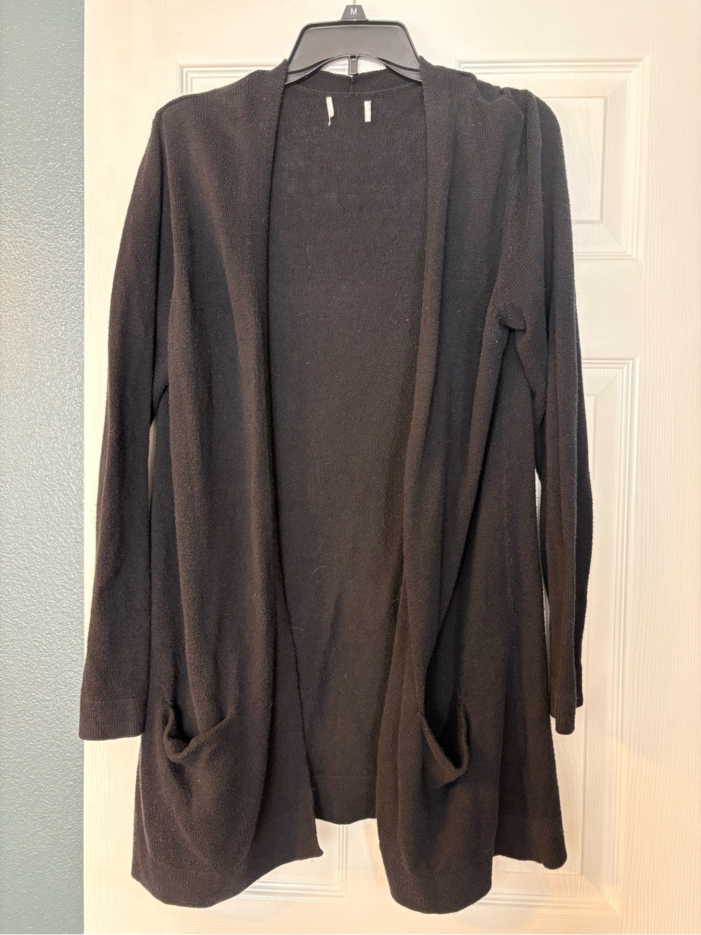 🔴10/$10! Open-Front Black Women's Cardigan Sweater